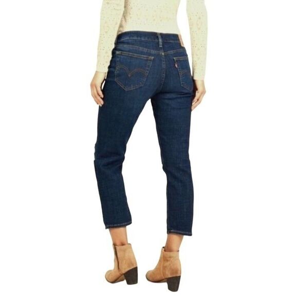 Levi's Boyfriend Women's Mid-Rise Tapered Leg Jeans Size 27 - Picture 2 of 16